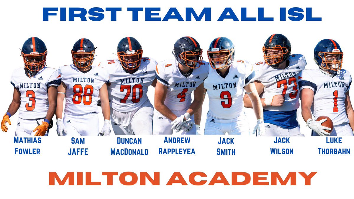 Congratulations to our First Team All ISL recipients:
<a href="/ISLSPORTS/">The ISL</a>