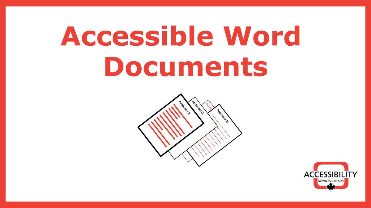 Accessible Word Documents
January 19, 2022 @ 10:00 am - 4:00 pm
 #Inclusion

#access4all #disability
#DigitalAccessibility
#Associations @hotelassoc
 #municipalworld 
#localgov  #cdnmuni @CandoEDO @GCIndigenous
#bcmunipoli #AccessibleCanada 
#cdnpoli
 #onpoli
#localgov 
#onmuni