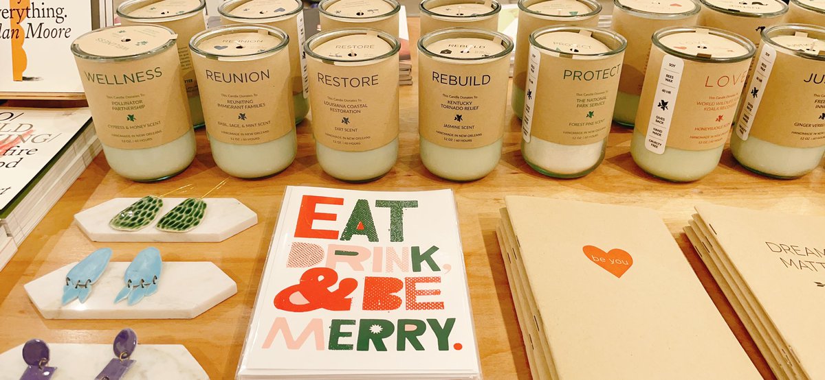 We have a new candle in stock that gives to Tornado relief ❤️ Come on by &amp; scoop one up along with your other gifting needs, we’re a one stop shop! 🎁✨