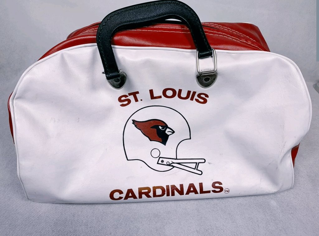 FB_Helmet_Guy on X: Vintage Cardinals duffle bag.