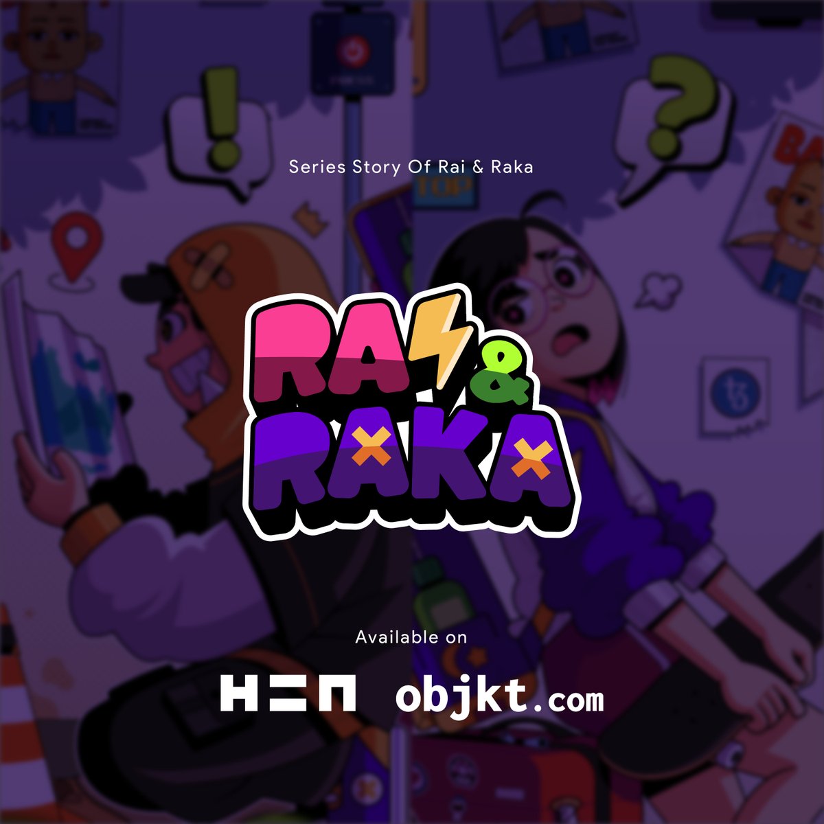 The names Rai &amp; Raka are taken from their mother tongue, which is Sundanese.
Rai means younger sister and Raka means older brother.

This series tells the story of their journey to find a new home in a new city they have never known.

Who will they meet in this new city? 👀