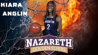 I am very excited to announce that I will be continuing both my academic and basketball career at Nazareth College. I want to thank my family, friends, coaches, and teammates for all their support. #gogoldenflyers 💜💛