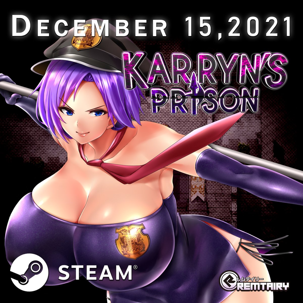 Remtairy's tweet photo. The final Progress Report for Karryn's Prison before release... is now available on SubscribeStar!!

https://t.co/1GNRrbJikV https://t.co/ofjaolN4af