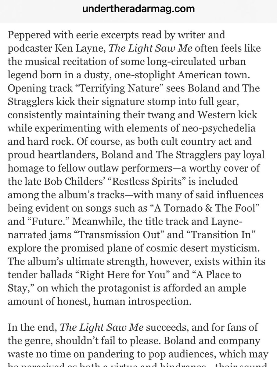 Love this review, especially how it recognizes the strength of @BolandStraggler’s cosmic concept album especially in the romantic ballads towards the end.