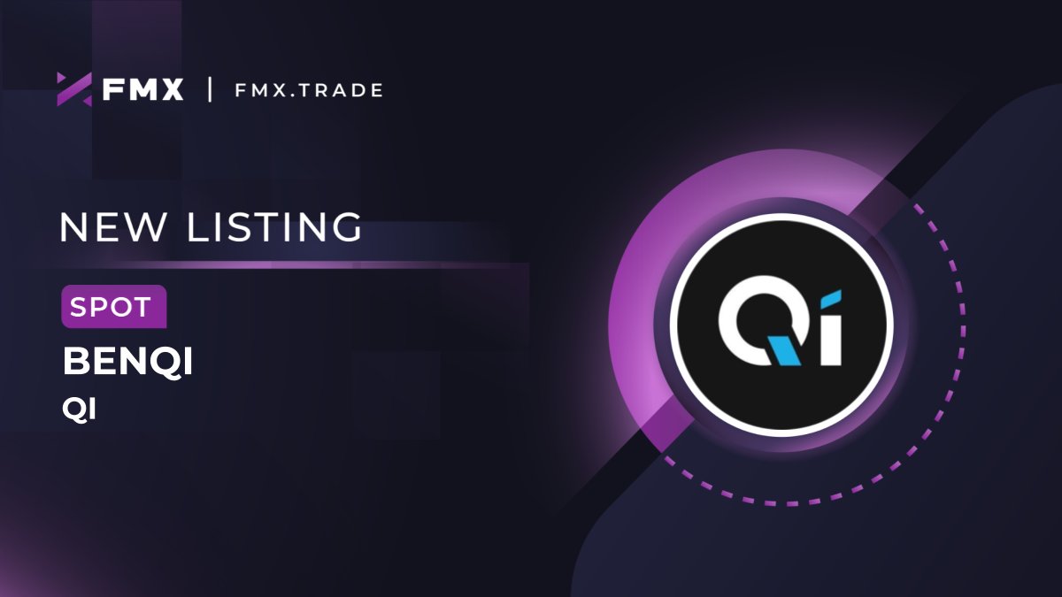 FmxTrade's tweet photo. #FMX has listed @BenqiFinance (QI)

You can now trade $QI spot on FMX’s Website, iOS and Android interface.

👉 Details: https://t.co/vTuVdj7a6q

#FuturesTradingMadeSimple https://t.co/lwgDjq9dx2