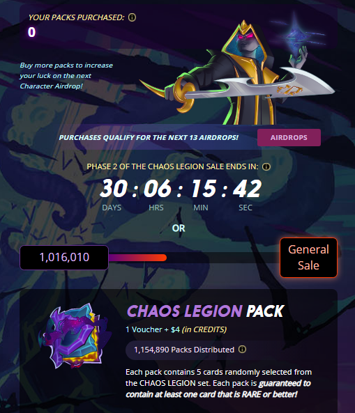 SplinterlandsGO's tweet photo. As the largest guild in Splinterlands, we're doing a bulk purchase of 25,000 Chaos Legion packs. 

This is your chance to get CL packs for $4/pack.

As a way to give back to the community, players can join our #Splinterlands Chaos Legion pool.

https://t.co/KPmGAlEkHS https://t.co/kE37Mml0x5