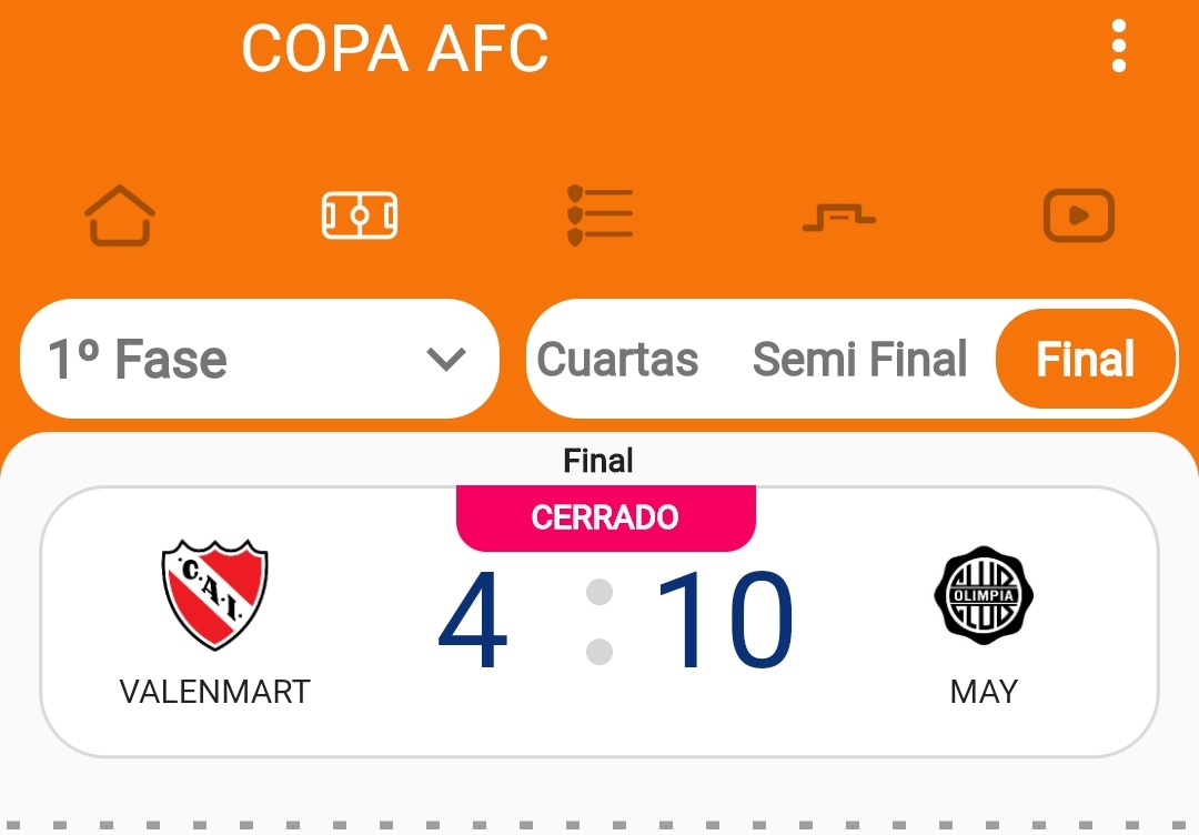 FutPlato's tweet photo. Felicitaciones a @mayra_franco03 por haber ganado la COPA AFC (6 pases) y haber quedado en el palmarés histórico de la liga. https://t.co/4Kl0ruPuLM