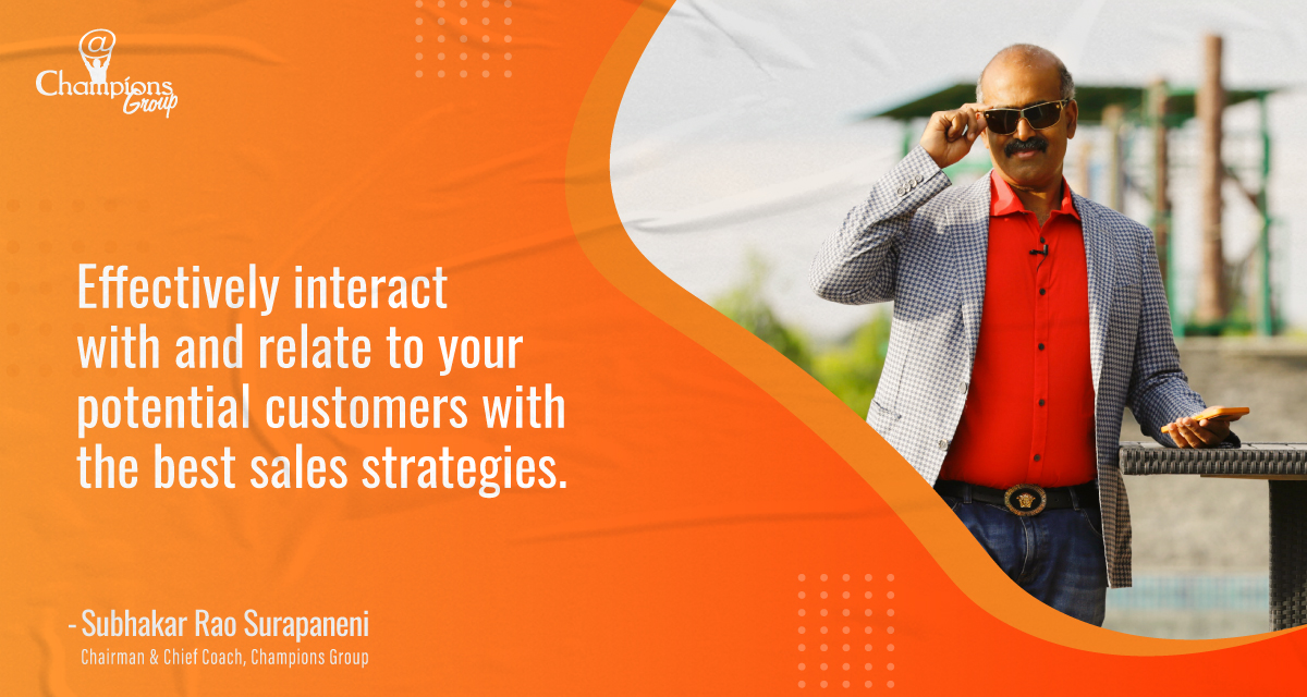 champions_group's tweet photo. Prioritize and engage with your prospects and develop different selling modes to reach each customer. https://t.co/WFfaqq0aqV #SalesGrowthStrategy
#SalesStrategy #SalesChampions #CEOSpeaks #SubhakarRaoSurapaneni  #ChampionsGroup https://t.co/7SPvj20xeE