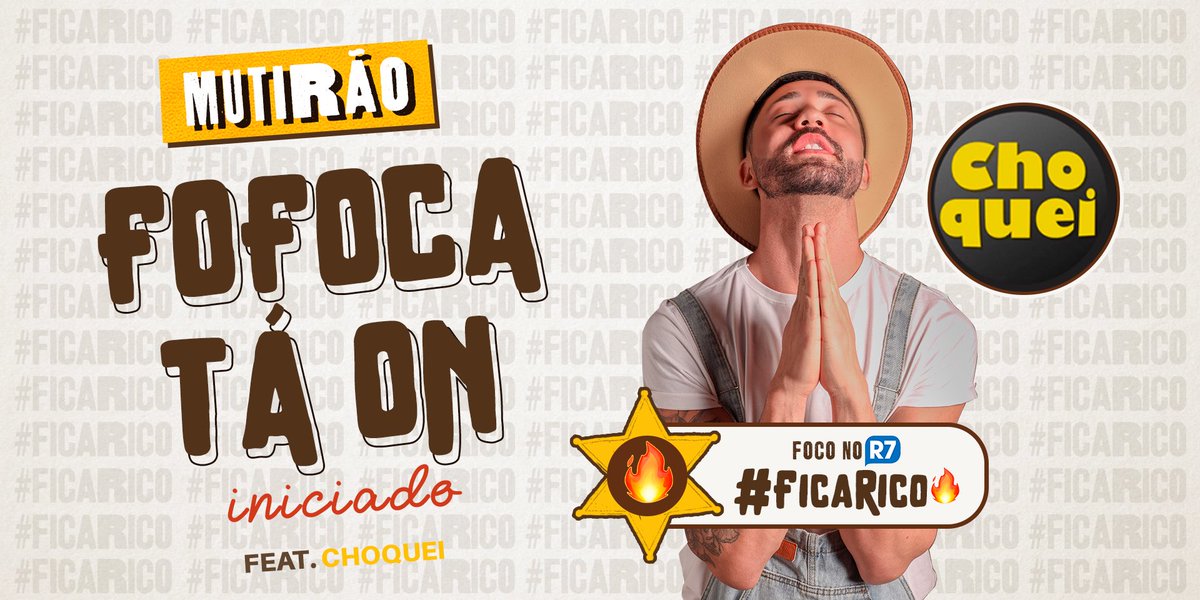 RicoMelquiades's tweet photo. 🔥😱 MUTIRÃO FOFOCA TÁ ON INICIADO 🔥😱

FEAT. @choquei

🚨 A cada 20 votos, mande um emoji. 
🎯 META: 5 MIL RESPOSTAS.
⏰ ENCERRA ÀS 02h 
🚨O voto é para FICAR, então votem no RICO!

👨🏻‍💻: https://t.co/EY2KF77B3A

#FicaRico #TeamRico https://t.co/OgZP6XhoUt