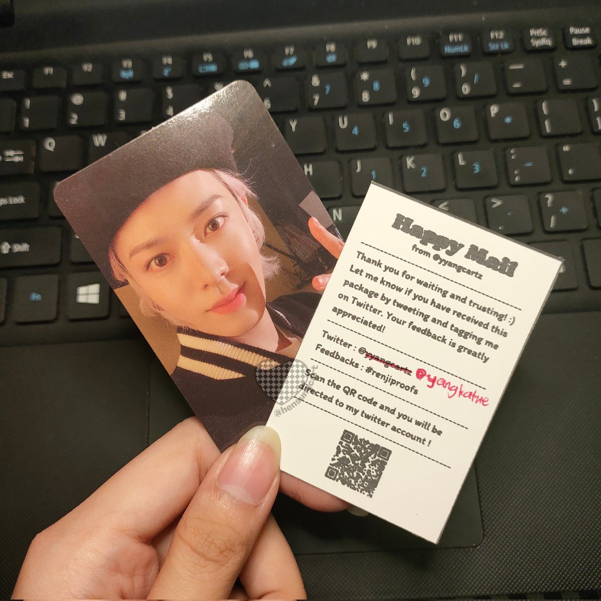 hensungcart's tweet photo. π΅ β ΰ£ͺ. #levmails ββέέ-Β
yuta came home safely ! thank u for the fast and smooth transaction !!
κ° @yangkatue | #renjiproofs κ± https://t.co/soTFN4SZ4V