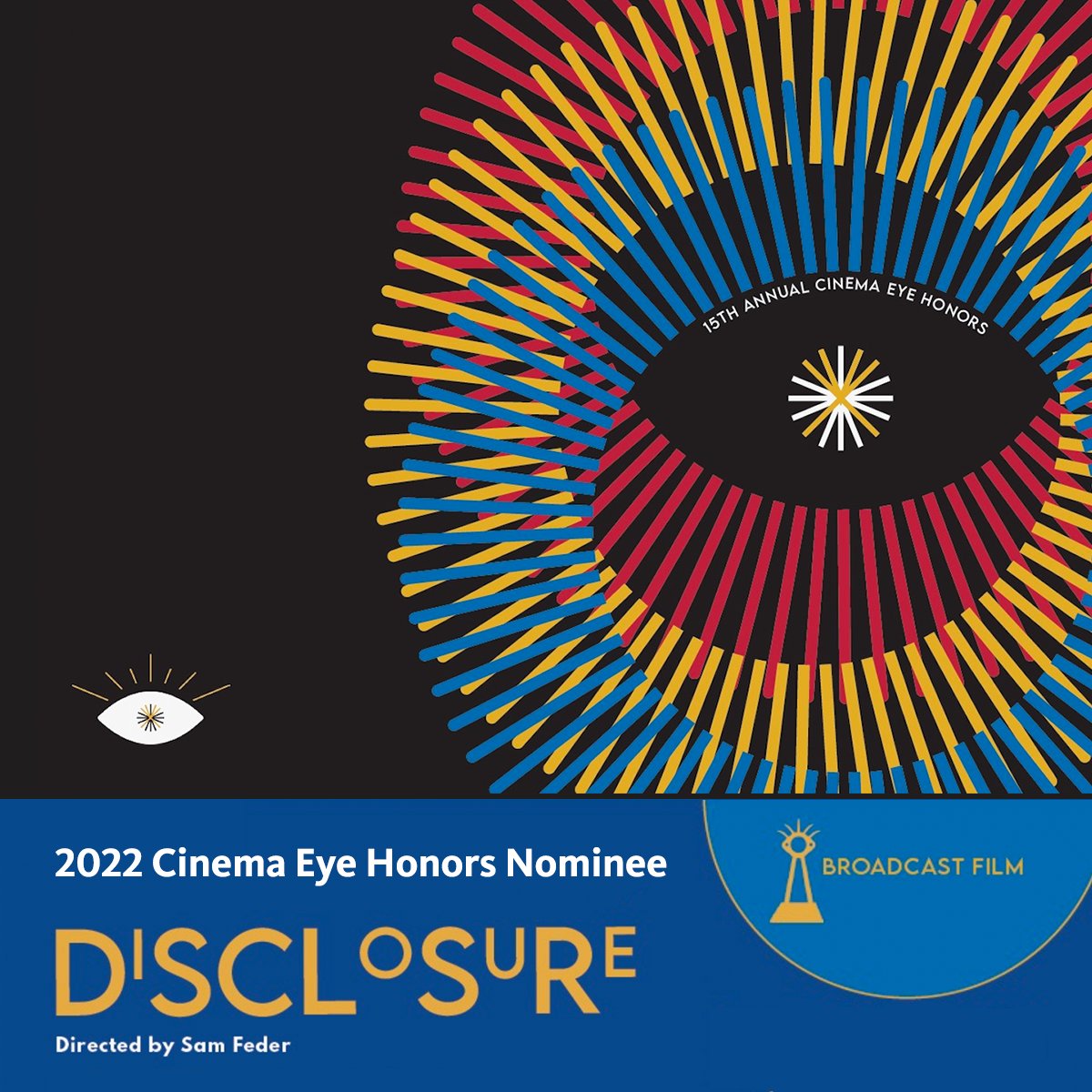 Disclosure Documentary (@disclosure_doc) on Twitter photo We're delighted to be nominated for the 2022 Outstanding Broadcast Film Award from <a href="/CinemaEyeHonors/">Cinema Eye Honors</a>. The awards are announced TOMORROW and we're in GREAT company. Take a look ➡️ bit.ly/3ET9Hsv We're delighted to be nominated for the 2022 Outstanding Broadcast Film Award from <a href="/CinemaEyeHonors/">Cinema Eye Honors</a>. The awards are announced TOMORROW and we're in GREAT company. Take a look ➡️ bit.ly/3ET9Hsv