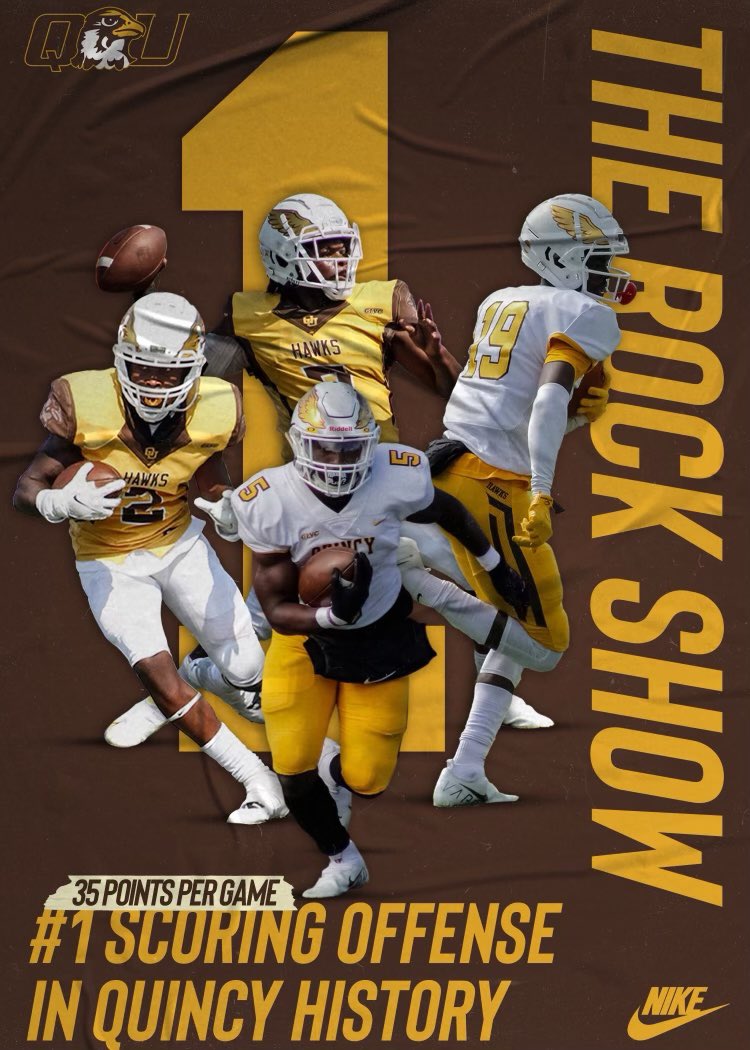 The 2021 Quincy Offense was electric! The 2022 Quincy Offense will be bigger faster and stronger!! #PEWAV #RockStars #TheRockShow