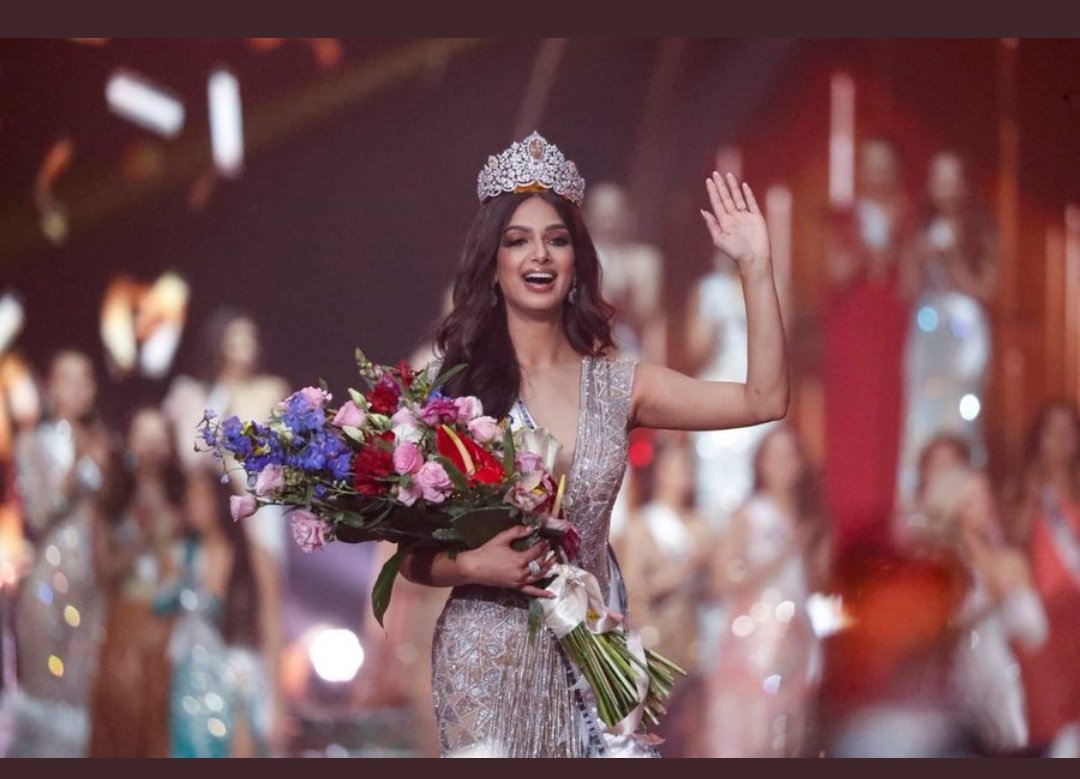 Joshikuldeep12's tweet photo. #MissUniverse2021 
#LadkiHoonLadSaktiHoon 
#MissIndia https://t.co/cMNRz19HNn