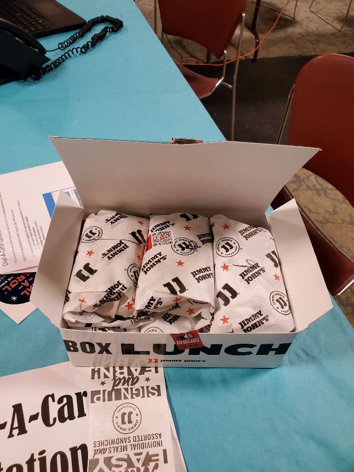 HUGE shoutout to Arthur for caroling every day since we kicked off and bringing dinner tonight!