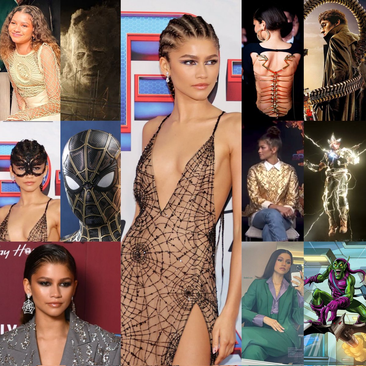 sylkidaya's tweet image. zendaya is the queen of references #SpiderManNoWayHome