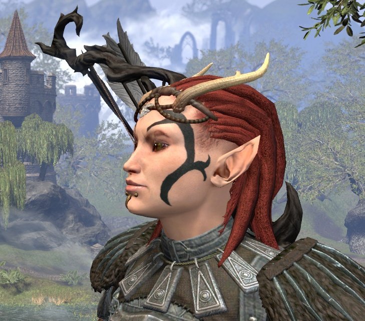 #OC For #TESRP Verse
᠅ A Bosmer Warden following Y'ffre and The Green Pact.
᠅ Descriptive/Literate.
᠅ Dark, triggering themes present.
᠅ Ships with chemistry

RT + ♡