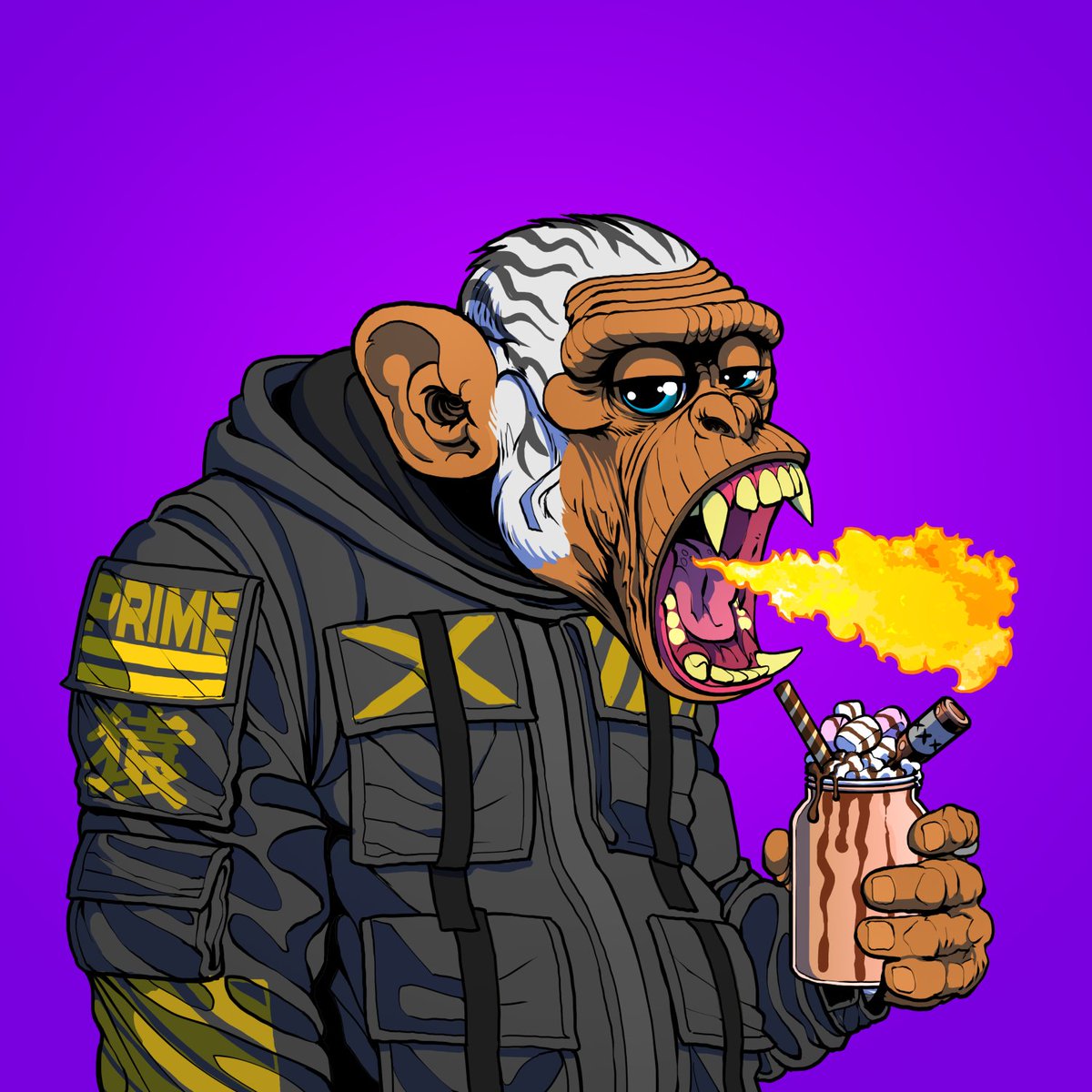 PrimeApesNFT's tweet photo. Here we have another sneak peak for one of our Prime Apes!

🌶 🌶 🌶 Very Spicyyy 🌶 🌶 🌶 

#SneakPeak #PrimeApesNFT #NFT #NFTs #NFTdrop https://t.co/H6BrrTZuMI