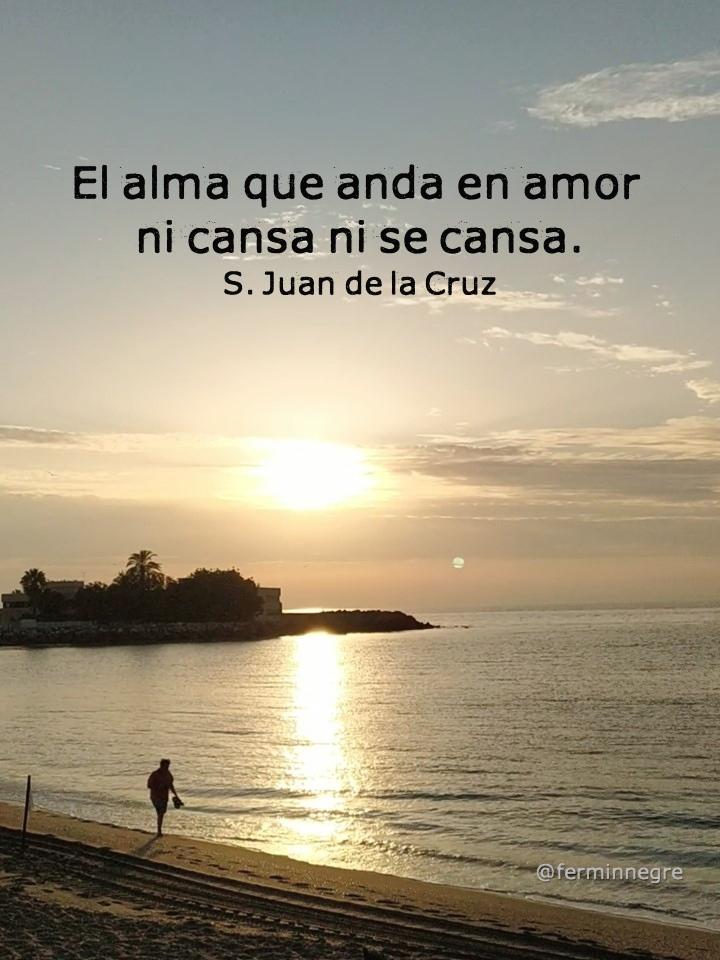 ferminnegre's tweet photo. Hoy es la fiesta
de san Juan de la Cruz:

«El alma que anda en amor
ni cansa ni se cansa».

Vivir es andar en el amor.

#FelizMartes
☀️👇 https://t.co/lI7JpQjLO8