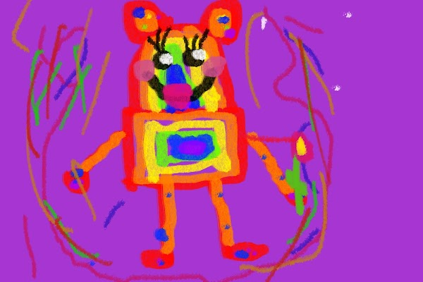 phlauce's tweet photo. So this little cutie is by @The_Daniel_Dent's daughter!! What an awesome piece and an awesome dad for helping his 9 year old daughter create NFTs! I'll drop the link to her @opensea collection if anyone wants to support: https://t.co/N76ePL6Z6a #supportyourhomies https://t.co/y2s64tzTGK