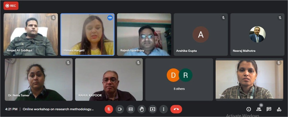 UniversityNoida's tweet photo. @NoidaInternati1 
School of Business Management at NIU organized two days ONLINE WORKSHOP ON RESEARCH METHODOLOGY AND SPSS on 9th&amp; 10th December 2021.
https://t.co/XRNiLepIFo https://t.co/IFHnTQ8Jgl