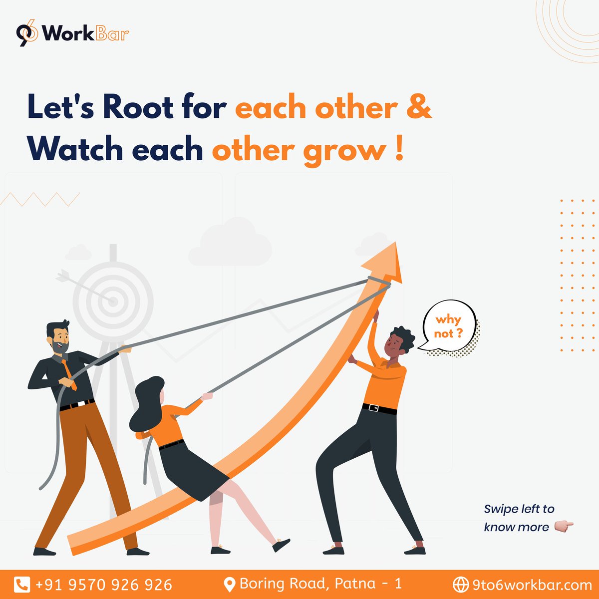 9to6workBar's tweet photo. Team sprit is everything &amp; history is the best example for it. 🏛️

Let's Root for each other &amp; watch each other grow ! 🌱

So grab your collaborative tickets from 9 to 6 Work Bar today. 🎟️

#SecretStory #SecretsToSuccess #Collaboration #Tickets #work #WorkFromHome #9to6workbar https://t.co/2ajtmFD8dy