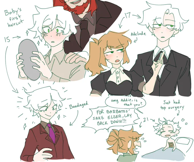 I felt like drawing young Elzer :) 