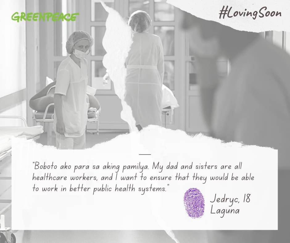 gpph's tweet photo. Ang boto mo ay boto rin para sa kinabukasan ng mga minamahal mo. Hear it from Jedryc, a first-time voter this #Halalan2022, who will vote for a better public health system for his loved ones and the country.

Ikaw, para kanino ka nagmamahal? Para kanino ka boboto? #LovingSoon https://t.co/FXKnt1mp5r