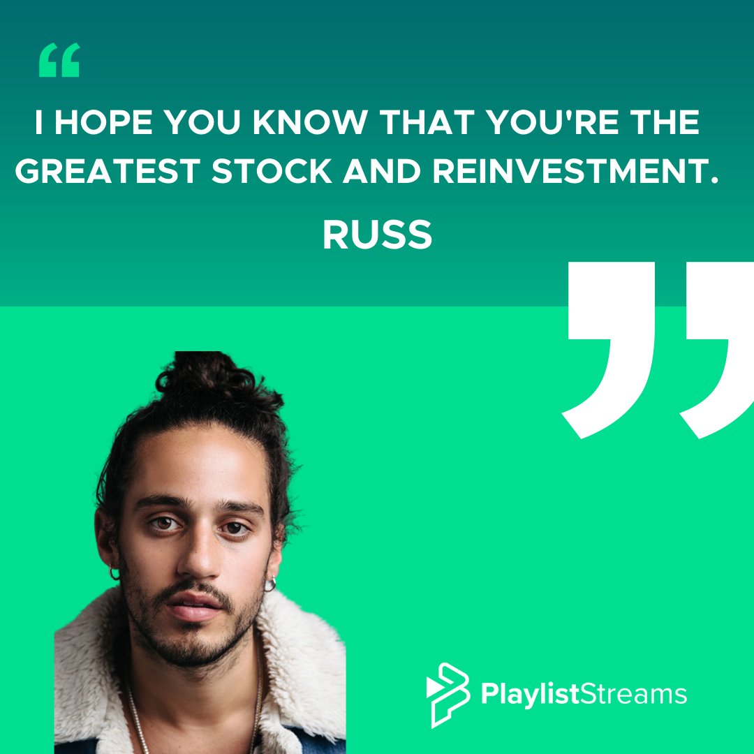 PlayListStreams's tweet image. Monday Motivation👊🏽 

#Russ #UnsignedHype #music #artist #independentartist #inspirationalquotes