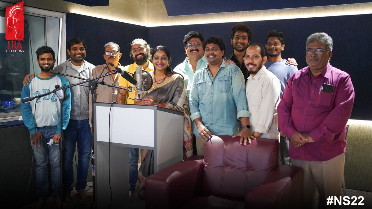 Ira Creations (@ira_creations) on Twitter photo The Dubbing Work begins forποΈ
ππ» #NS22 #IRA4 ππ»
Get Ready for a Fun Filled Bonanza in Theatres Soon! π€π»π
<a href="/IamNagashaurya/">Naga Shaurya</a> <a href="/ShirleySetia/">Shirley Setia</a> #AneeshKrishna #SaiSriram <a href="/realradikaa/">Radikaa Sarathkumar</a> <a href="/mahathi_sagar/">saagar mahati</a> <a href="/YEMYENES/">iMNS</a> <a href="/UrsVamsiShekar/">πππ¦π¬π’ππ‘ππ€ππ«</a> The Dubbing Work begins forποΈ
ππ» #NS22 #IRA4 ππ»
Get Ready for a Fun Filled Bonanza in Theatres Soon! π€π»π
<a href="/IamNagashaurya/">Naga Shaurya</a> <a href="/ShirleySetia/">Shirley Setia</a> #AneeshKrishna #SaiSriram <a href="/realradikaa/">Radikaa Sarathkumar</a> <a href="/mahathi_sagar/">saagar mahati</a> <a href="/YEMYENES/">iMNS</a> <a href="/UrsVamsiShekar/">πππ¦π¬π’ππ‘ππ€ππ«</a>