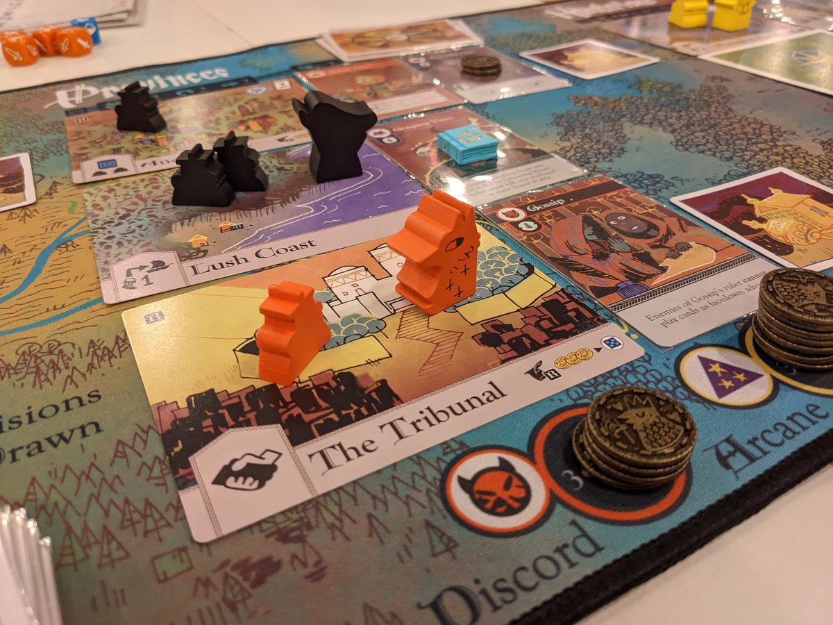 #Minneapolis #boardgame fanatics, come on down for some gaming this Friday at <a href="/gamezenter/">Gamezenter</a> in Roseville. The weekly planning thread is officially posted!

boardgamegeek.com/thread/2775196…

Pic from <a href="/colewehrle/">Cole Wehrle</a> 's Oath a couple weeks ago: