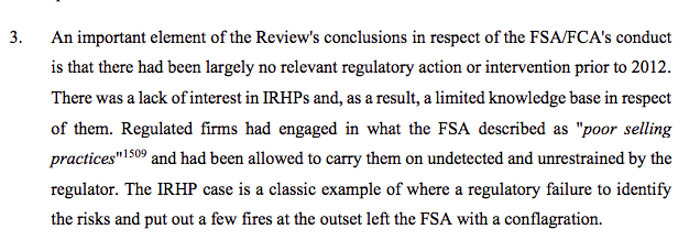 Ian_Fraser's tweet photo. As John Swift QC makes clear in #SwiftReview, the @TheFCA’s predecessor the FSA, led by John Tiner and Hector Sants, should never have let banks get away with mis-selling IRHPs on a systematic/industrial scale to SMEs in the first place https://t.co/QL8DmarnMg https://t.co/cWEqcZijqf