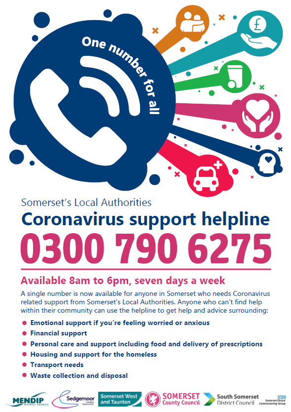 The coronavirus helpline is open 7 days a week from 8am - 6pm including Bank Holidays
Since the start of the pandemic it's taken more than 17,000 calls with the nature of the calls evolving to reflect changes in the community
Need any Covid-19 related support? Call 0300 790 6275