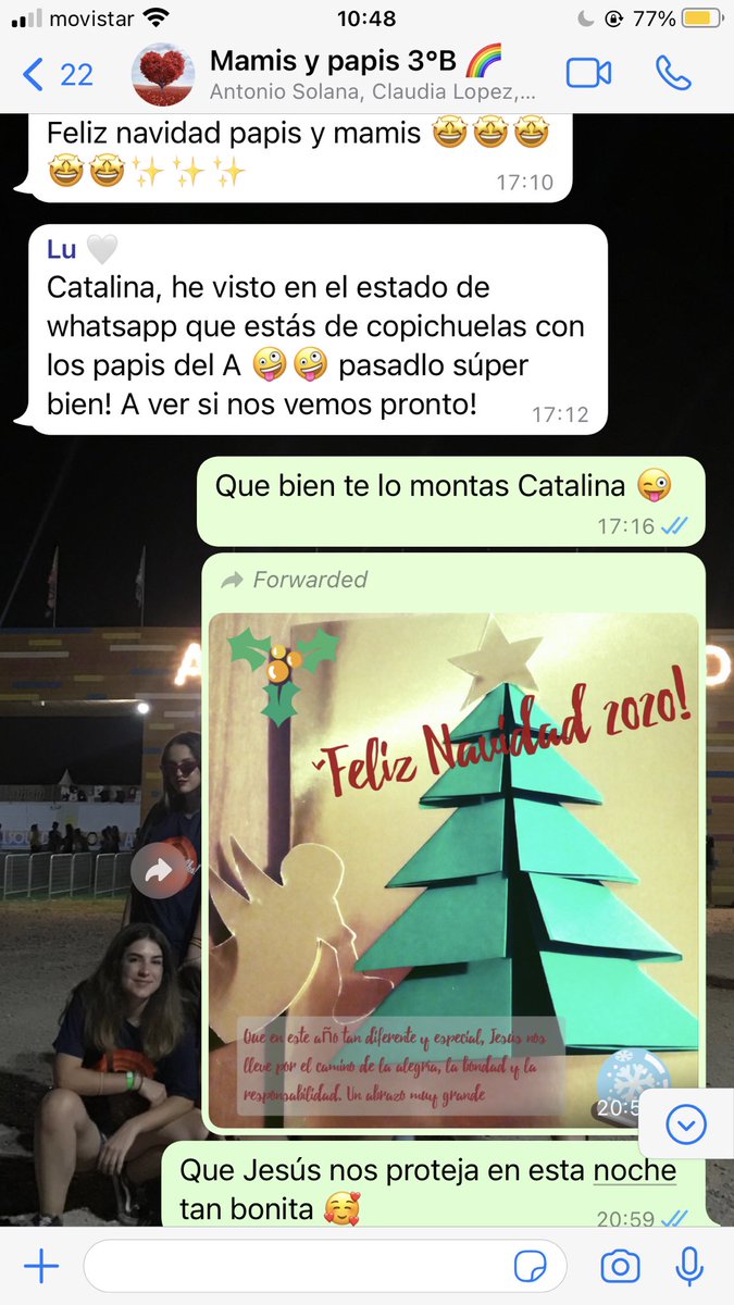 Yo tengo un grupo con mis amigos en el que fingimos que tenemos 50 años y somos padres de niños de primaria, vosotros qué tenéis