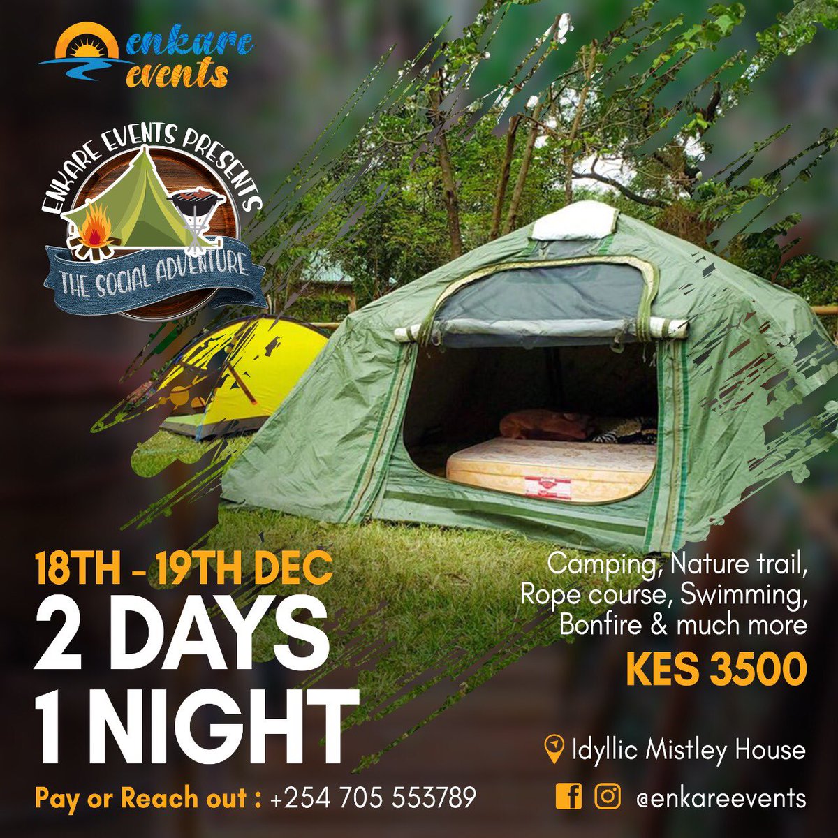 Limited Slots Left. Book the social adventure of the month | 2 Days | 1 Night.
Call +254 705 553 789 for more info.⁣
.⁣
.⁣
.⁣
.⁣
.⁣

#gainwithmchina #gainwithcolonel
#gainwithfinessengara #gainwithtashamuthoni #gainwithxtiandela #gainwithspikes #gainwithlarrymemes