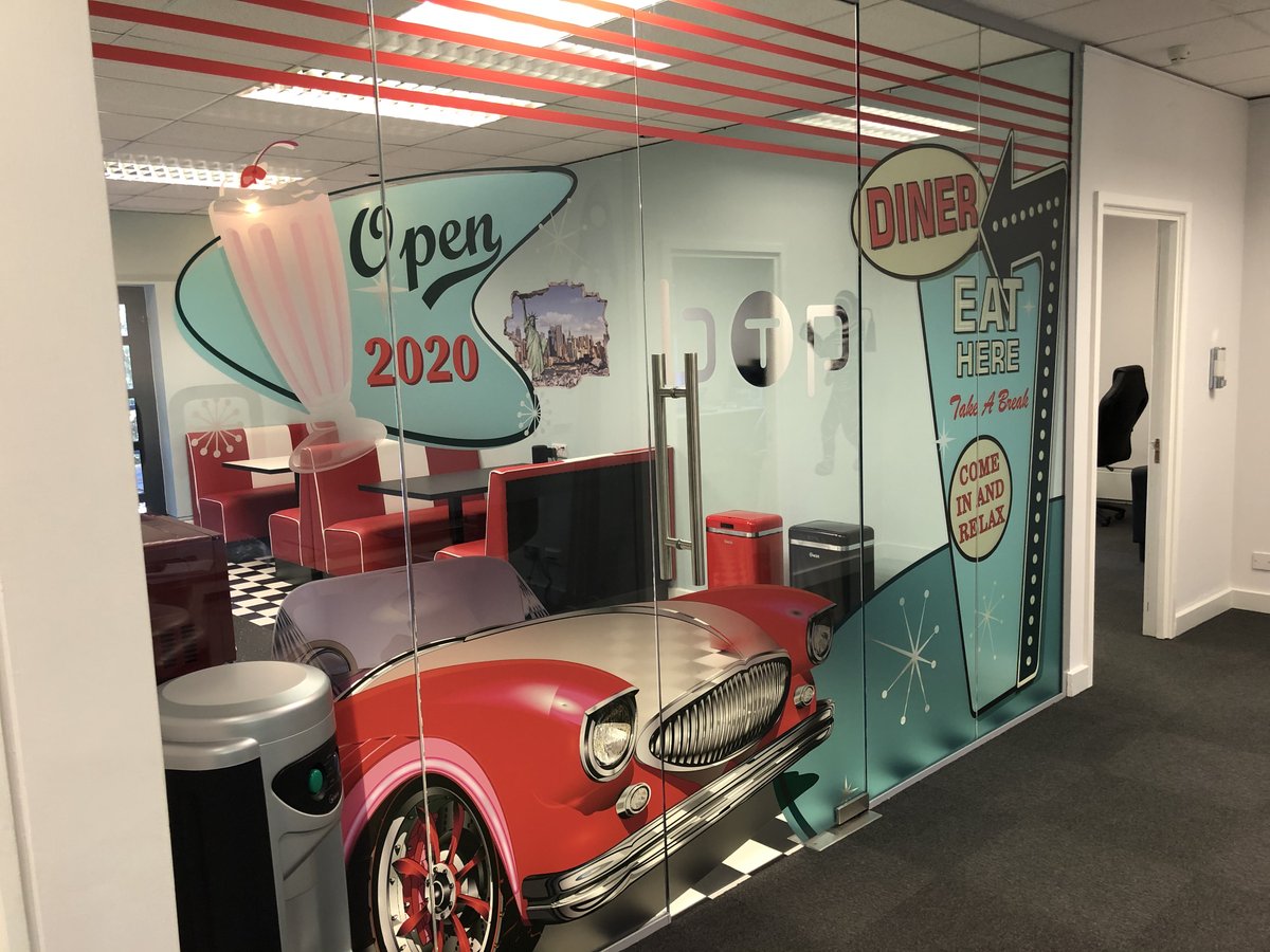BTP_IT_Support's tweet image. Not many IT support providers can say they have a diner in their office. All designed by us! What do you think?
