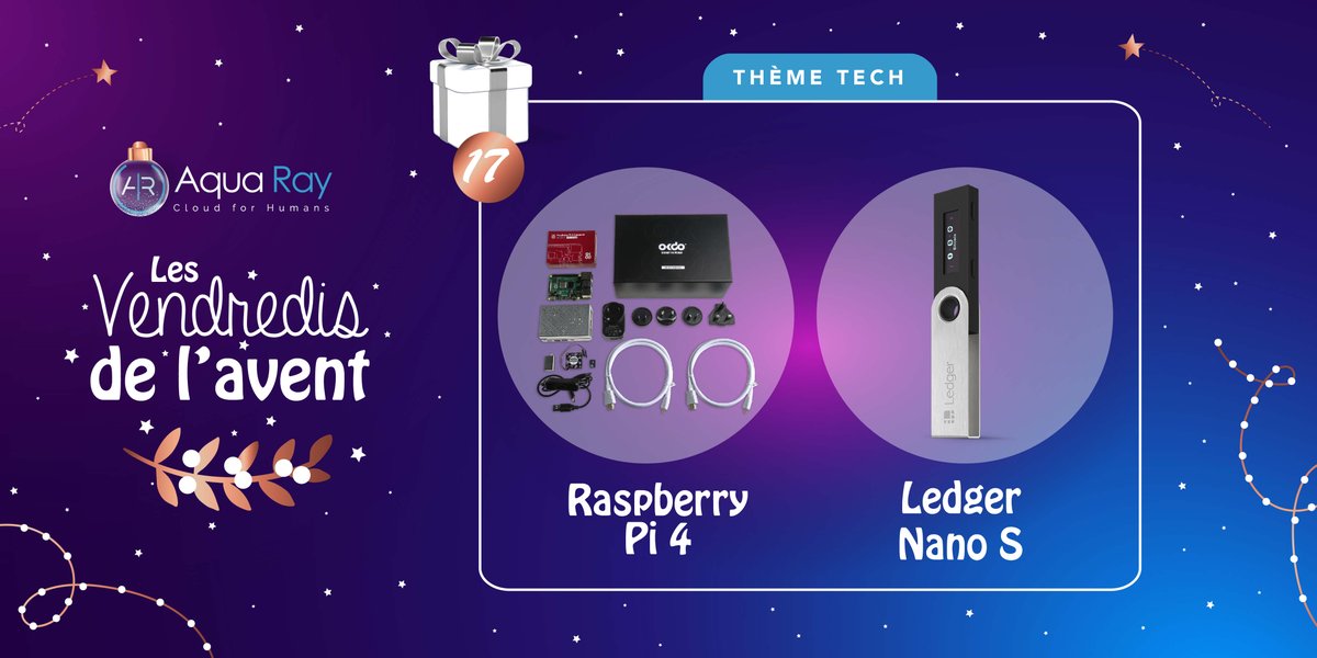 aquaray_fr's tweet image. Semaine numéro 3 des Vendredis de l’Avent avec le thème « Tech ».

Pour jouer vous devez :
✅ Liker ce tweet
✅ Retweeter
✅ Remplir le formulaire suivant : survey.aquaray.com/index.php/3331…

Bonne chance à tous !