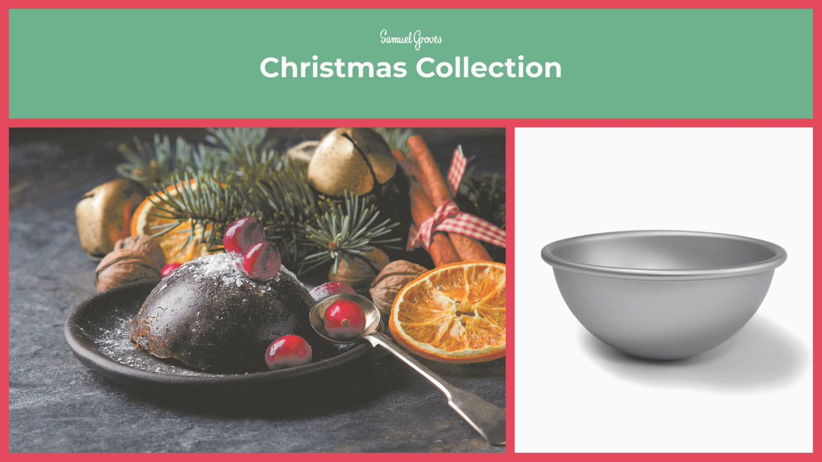 Whether you are making a 🎅 Christmas pudding or baking mince pies or festive cookies, our 🎅 Christmas collection has everything you'll need to make your bakes that little bit special.

Our popular UK-made Mermaid Silver Anodised bakeware has it all. 
#samuelgrovesgb #madeingb