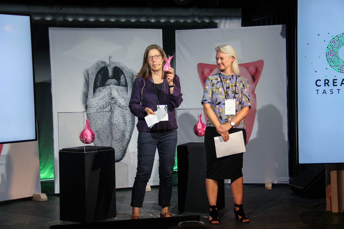Creative Tastebuds (@creatastebuds) on Twitter photo We are very excited to announce, that the legacy of CT2021 is now online at our webpage creativetastebuds.dk, including video material from all sessions, innovations showcases, and soapbox dialogues!
📸 : by Julia Sick. Introduction at CT2021 by Susanne Højlund and Eva Rymann We are very excited to announce, that the legacy of CT2021 is now online at our webpage creativetastebuds.dk, including video material from all sessions, innovations showcases, and soapbox dialogues!
📸 : by Julia Sick. Introduction at CT2021 by Susanne Højlund and Eva Rymann