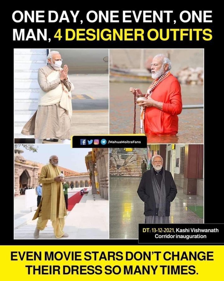 pbhushan1's tweet image. Our Fakeer's fashion parade!