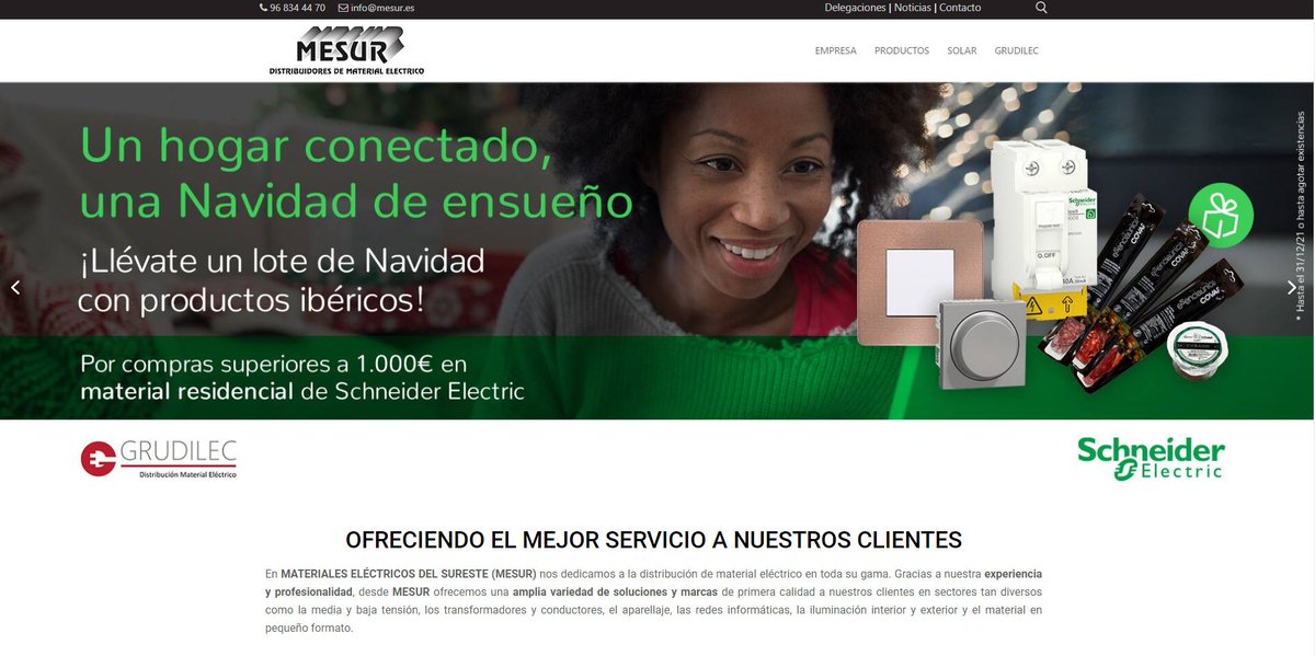 ¿Has visitado ya la nueva web de nuestro socio #Mesur? ¿A qué esperas? ¡Es momento de que descubras todo lo que nuestro socio murciano puede hacer por ti!
mesur.es