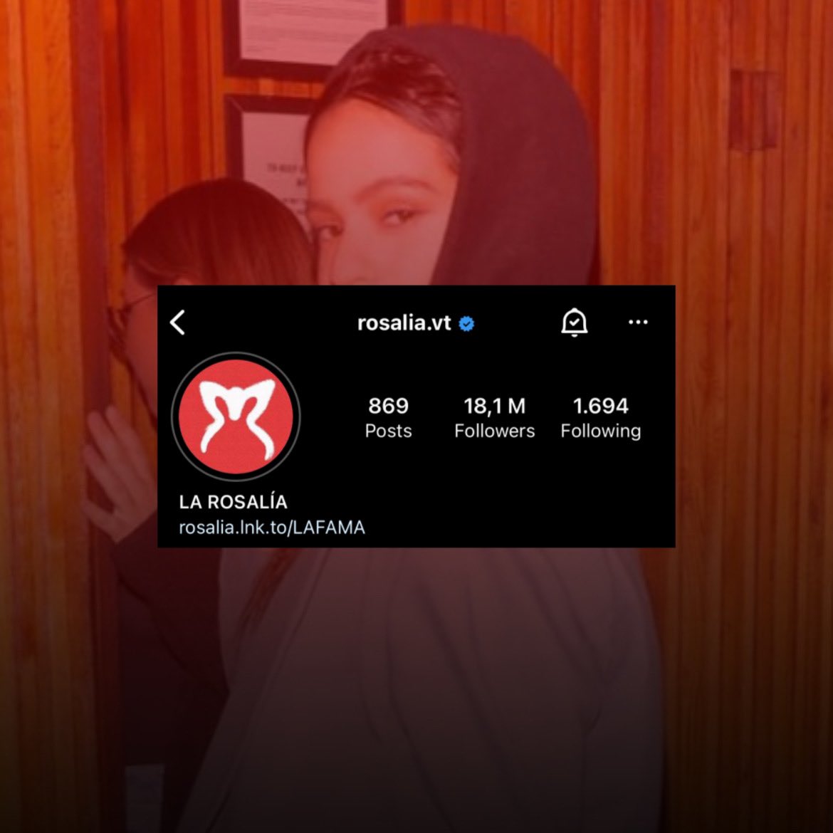 ROSALIA_HUB's tweet photo. Rosalía begins the new era of 'MOTOMAMI' in the world of social networks after the announcement of 'MOTOMAMI Los Santos' with Arca, now Rosalía changes her profile picture to the icon of that album https://t.co/d9A2sPSlru