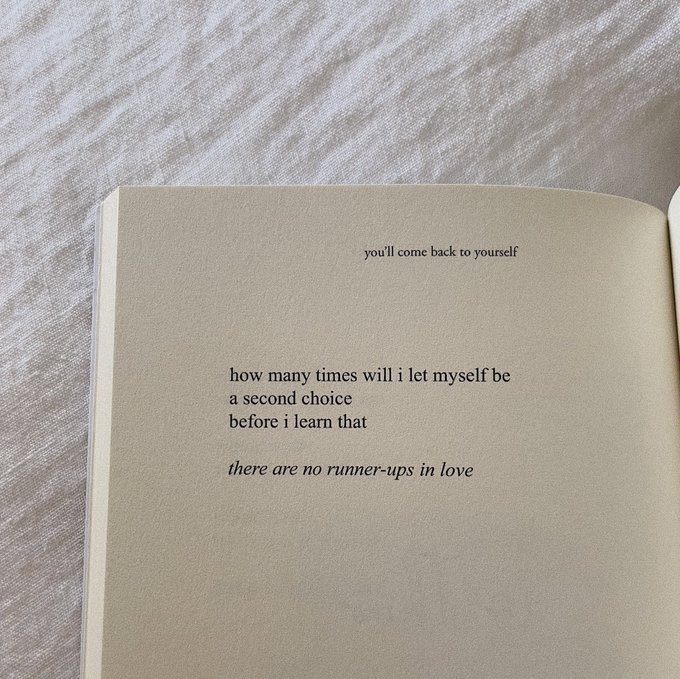 PoemHeaven's tweet photo. there are no runner-ups in love. https://t.co/WjK3BiLlr3