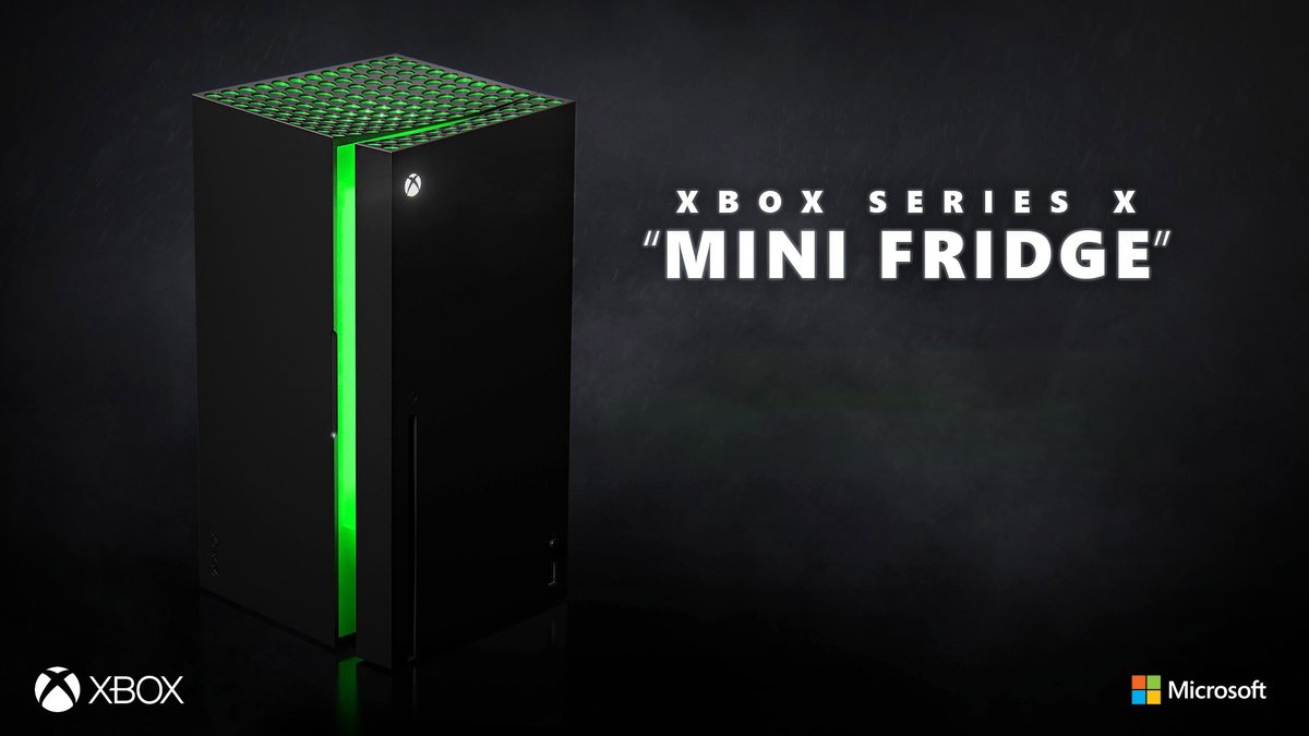 Which Xbox fan wants a mini fridge for Christmas? 

RT + Follow for your chance to win an Xbox Series X Mini Fridge 💚 #Xbox20 #PowerYourDreams