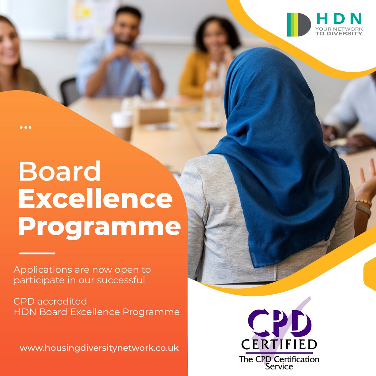 Applications are now open 👏 to participate in our successful #cpdaccredited #HDN #BoardExcellenceProgramme.👨🏽‍🎓
Places are excellent value for both members and non-members of HDN. Click below 👇 for further details and how to apply.
bit.ly/3dRV7FH
#housingdiversitynetwork