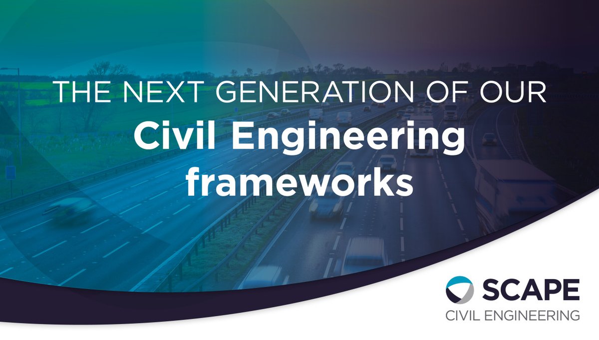 Scape_Group's tweet photo. ANNOUNCEMENT: We're thrilled to introduce the next generation of SCAPE Civil Engineering and @SCAPEScotland #CivilEngineering #frameworks. View full details on our live #procurement portal by visiting https://t.co/OyNX9NVuD5

#TeamSCAPE #Infrastructure https://t.co/jzm9Vd8u2C