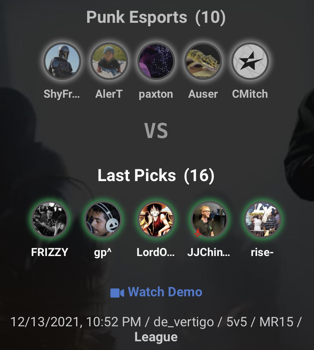 TheLastPicks's tweet photo. 2-0 on the night against @PUNKesports to stay alive in the Lower Bracket with another game likely tomorrow, 12/14, at 9:30pm EST. Indian Xyp9x @gp_starrr was on the job!

Thanks to everyone who tuned in and watched, the support’s a secret recipe to getting those fat #LPDubs💚💙 https://t.co/jeNFPKAtTE