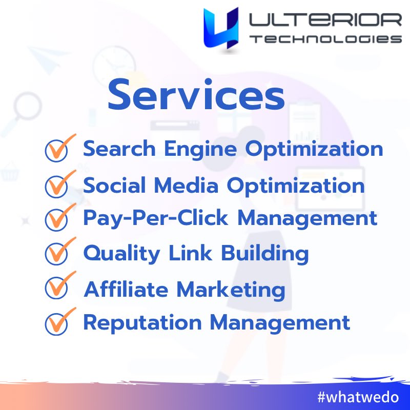 #DigitalMarketing #socialmedia #Trending #Advertising #contentmarketing #EmailMarketing #digitalart #digitalworld 

For more details, kindly connect with us at sales@ulteriortechnologies.com