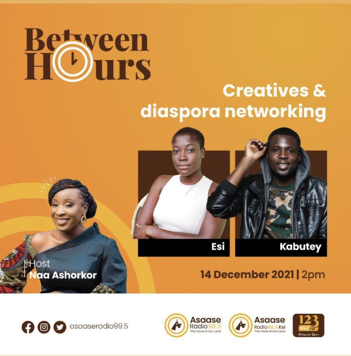 NeneKabutey17's tweet photo. Join the conversation today as @Naa_Ashorkor dives into this conversation with ME and #Esi on @asaaseradio995 🥳🥳🥳🥳 https://t.co/DDQ0iNeS40