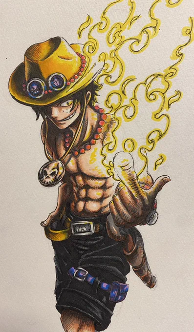 #2021年もあと少しなので今年の作品の中で特に気に入っている作品を上げる

いやぁーーーどれもお気に入りだし思い入れも深いのばかりだけど……1/1に元日暇すぎて描いたエース、リクエストで描いたミニ麦わらの一味、100巻記念、俺なりのニャンピース…かなぁ!

でも年内まだまだ描くぞ🔥 