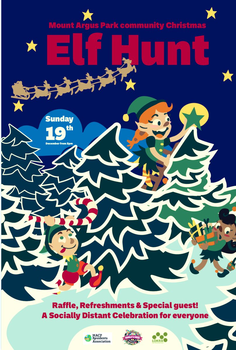 The #Christmas #elfhunt is happening this weekend in Mount Argus Park #haroldscross